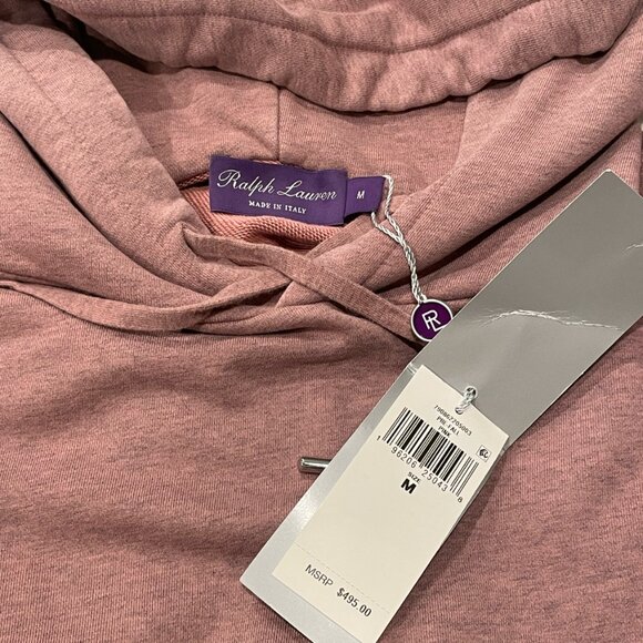 Ralph Lauren Purple Label Large French Terry Hoodie Jogger 2 piece set NWT - Picture 7 of 8